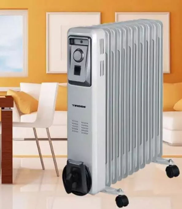  Hiệu Quả Năng Lượng và Thiết Kế Tinh Tế Điểm Mặt Máy Sưởi Dầu Tiross TS926 2400-2900W